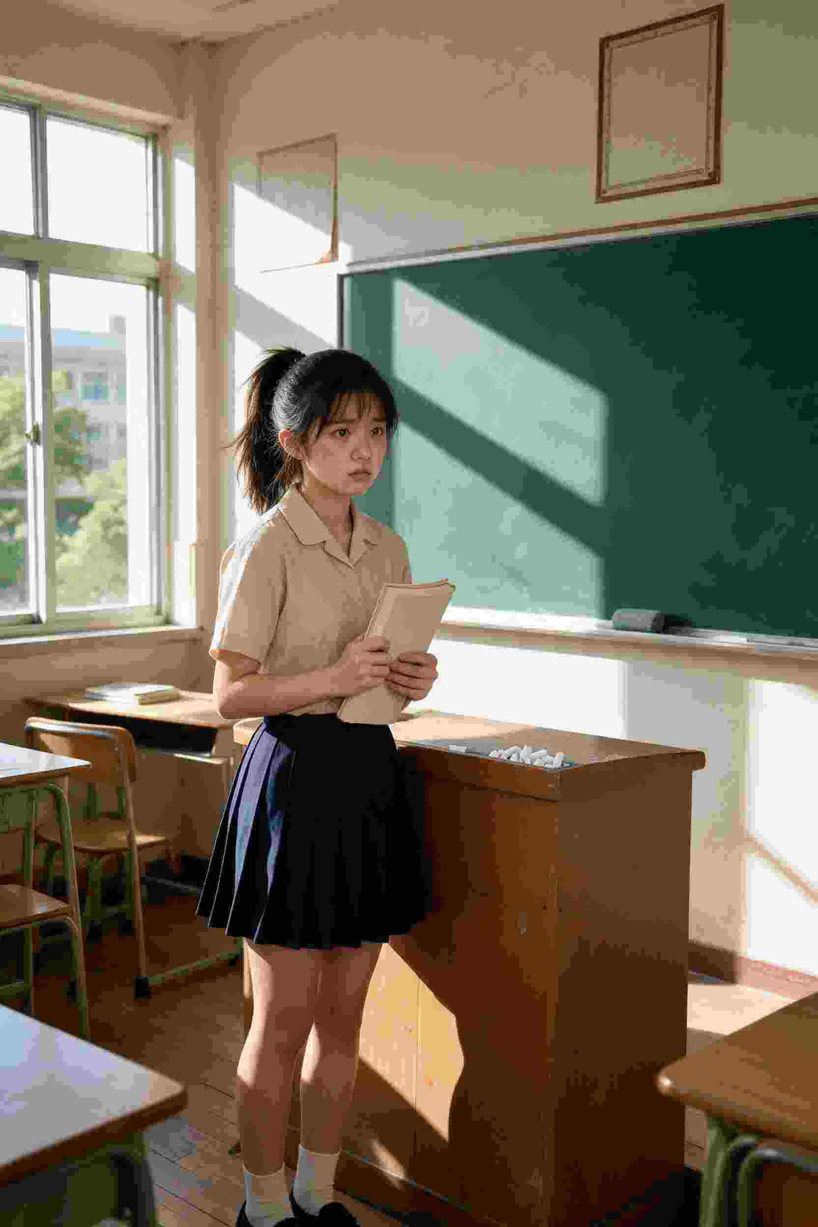 逆光奔跑